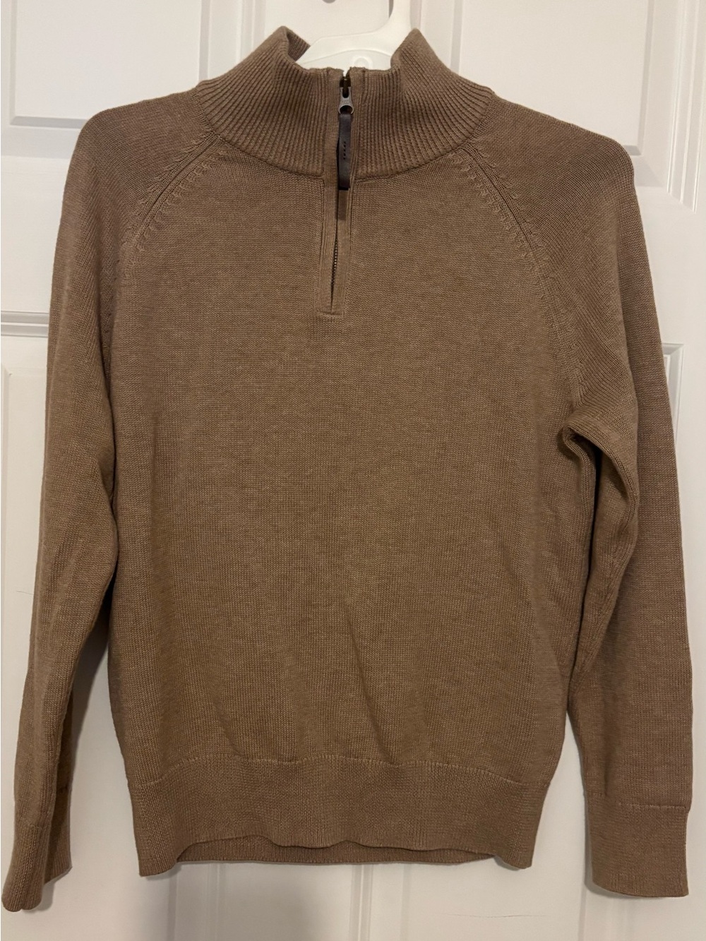 Crewcuts Half-Zip Sweater in Brown